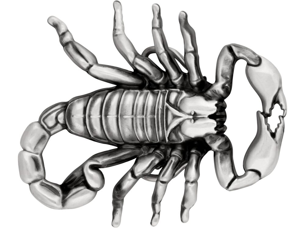 4413 Vintage Scorpion Metal Animal Punk Belt Buckle Fashion Gift Luxury
